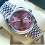 Rolex Datejust Silver Pink Roman Dial Ladies , снимка 4