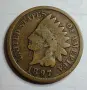 Лот от 6 бр. стари американски монети 1 цент (Indian Head Cent) – 1887-1898 г, снимка 3