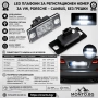 Плафони с LED осветление за номера на автомобила - подходящи за Touareg, Tiguan, Golf 5 и Passat B5., снимка 2