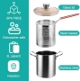 Тенджера за аспержи и паста 3L 16см с цедка Inox, снимка 3