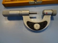Резбомерен микрометър DDR Suhl Thread Мicrometer 0-25mm, снимка 3