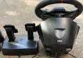 Конзола Sony PlayStation 4 Slim 500GB + Волан с педали Hori Racing Wheel Apex + Игри + 2 Джойстика , снимка 4