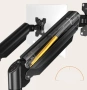 ErGear EGDS15B Стойка за 2 монитора, VESA 75x75 мм/100x100 мм, Регулируема, 17-32 инча, снимка 6