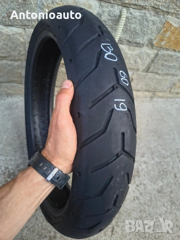 130 60 19 dunlop D408F harley davidson 63H мотоциклет гуми чопър гума, снимка 2 - Гуми и джанти - 55136575