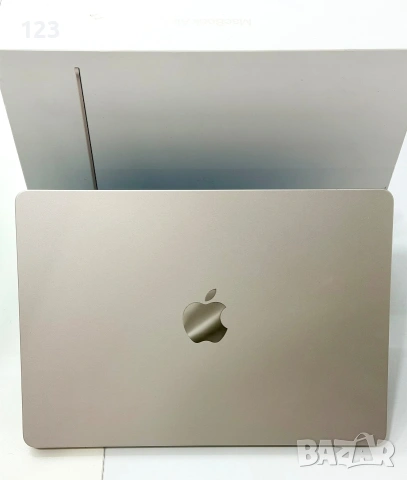 MacBook Air M2 Starlight 8RAM 256SSD Apple Laptop 100% Батерия, снимка 2 - Лаптопи за работа - 55043518