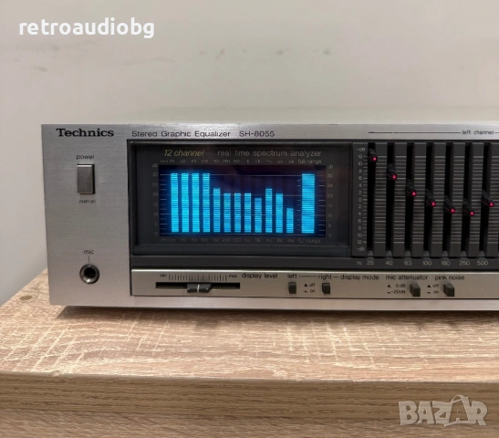 🔈Стерео графичен еквалайзер TECHNICS SH-8055 - 12 честотен 🔈, снимка 2 - Ресийвъри, усилватели, смесителни пултове - 54745807