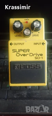 BOSS SD 1 SUPER Over Drive.  Eфект за китара.