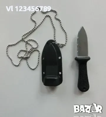 Нож и за носене на врат cold steel SUPER EDGE - 50х107, снимка 3 - Ножове - 53978990