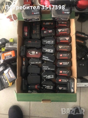 Батерии маkita ,Bosch,wurth ,milwaukee stihl, снимка 9 - Винтоверти - 54363583