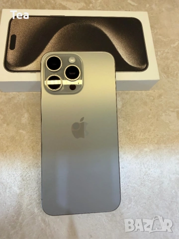 Iphone 15 Pro Max, Natural Titanium, 256 GB, снимка 4 - Други - 54898948