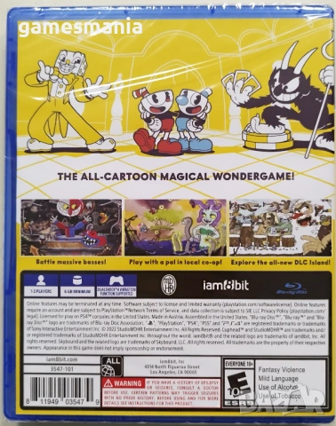 [PS4] Чисто НОВИ - Cuphead / Супер Цена/ Експресна доставка!, снимка 3 - Игри за PlayStation - 54551339