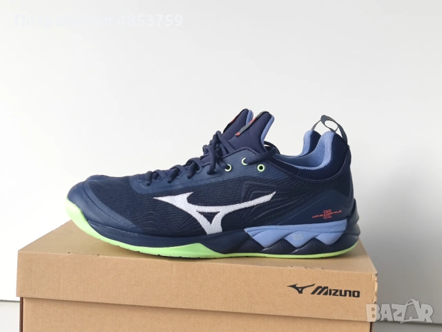 Маратонки за Зала Mizuno Wave Luminous 2 / 43 номер Подходящи за Волейбол, Скуош, Тенис и др., снимка 7 - Спортни обувки - 54884206