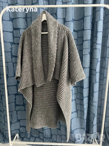 вълнен кардиган, палто Zara, яке, снимка 7 - Палта, манта - 54311175