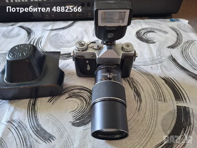 Руски фотоапарат с голям обектив, снимка 3 - Фотоапарати - 55414845