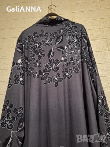 СТРАХОТНА ТУНИКА/РОКЛЯ ЕФЕКТЕН ДЕСЕН 3XL-4XL, снимка 2 - Рокли - 55166517