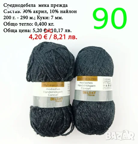 Евтини прежди в малки количества - нови и остатъци , снимка 3 - Други - 52042430