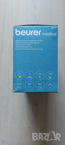 Апарат за кръвно налягане Beurer BM 77 Bluetooth, XXL дисплей, Индикатор за покой, снимка 2 - Друга електроника - 54956010