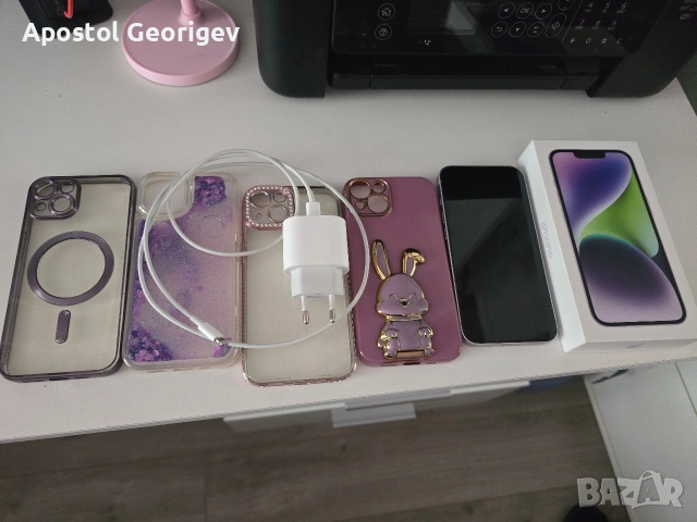 iphone 14 128GB лилав, снимка 5 - Apple iPhone - 54316522