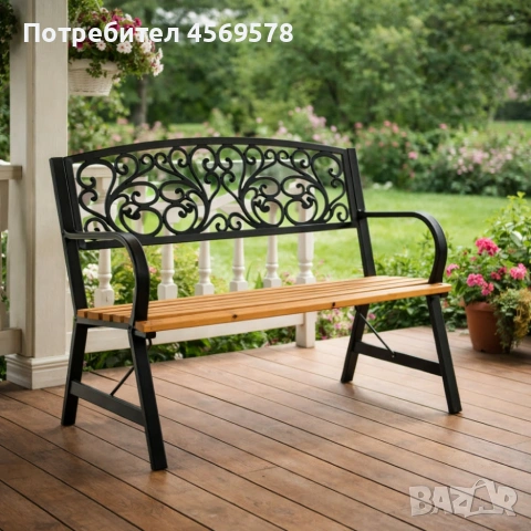 🌳Елегантна градинска пейка GARDEN LINE