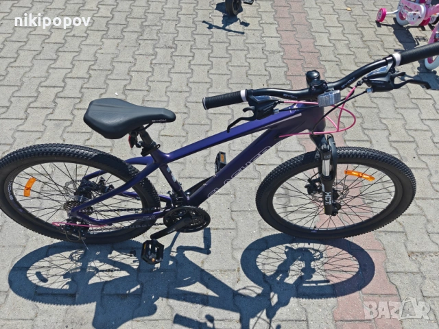 ПРОМО Алуминиев велосипед 24" CLASHER лилав, снимка 2 - Велосипеди - 54864203