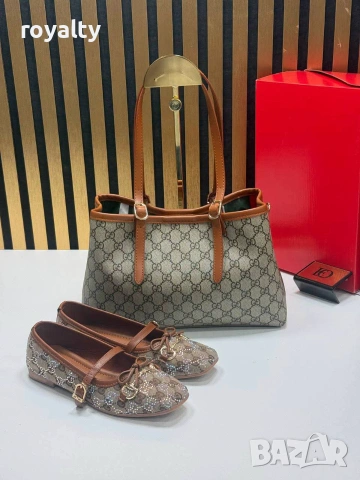 Gucci Нови Дамски Елегантни Обувки и Чанта Различни Цветове , снимка 14 - Чанти - 55252640