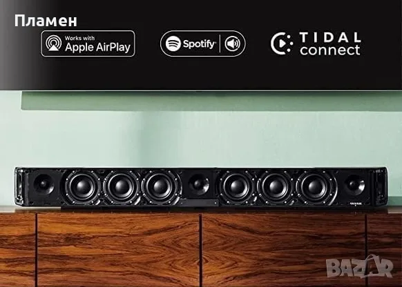 Саундбар Sennheiser AMBEO Max + Субуфер Yamaha NS-SW200 - комплект