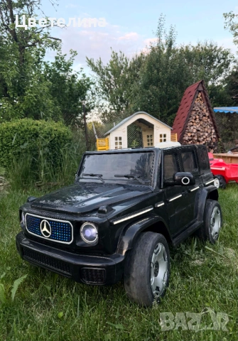 Детски акумулаторен джип MERCEDES EQG, снимка 3 - Детски велосипеди, триколки и коли - 54722184
