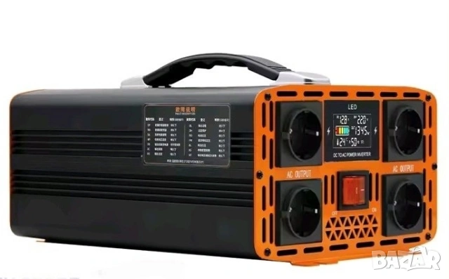 РАЗПРОДАЖБА: 9 kW РЕАЛНА МОЩНОСТ, чиста синусоида, висококачествен надежден инвертор