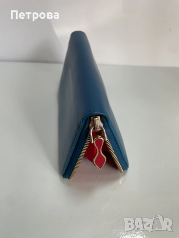 Кожен портфейл Christian Louboutin Оригинал, снимка 7 - Портфейли, портмонета - 54638082