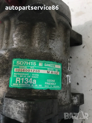 Компресор на климатик Sanden за Isuzu Trooper 3.2 V6 (2003) SD7H15 M813 , снимка 4 - Части - 54328083