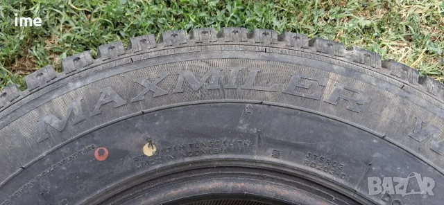 1бр. зимна бусова гума 205R14C 8PR. Max Miler. DOT 1913. 8 мм дълбочина на шарката. Като нова., снимка 3 - Гуми и джанти - 55317627