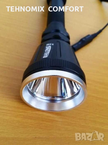 Фенер за лов BLQ 2888 -T6 (6W) CREE с два акумулатора, снимка 6 - Оборудване и аксесоари за оръжия - 55190678