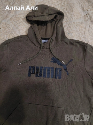 Puma hoodie зелено 