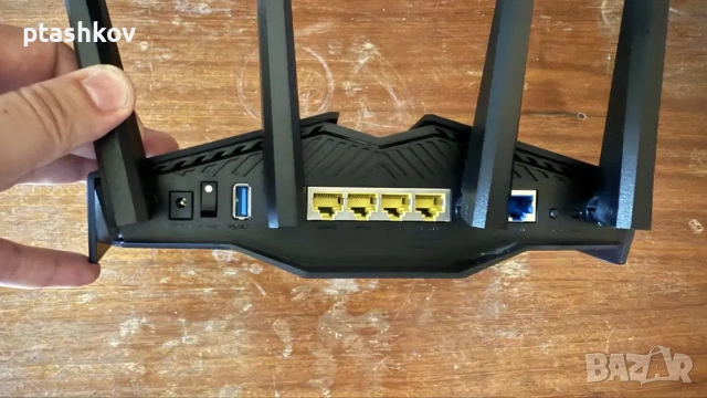 Рутер Asus AX82U WiFi 6, снимка 3 - Рутери - 54613100