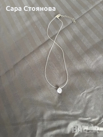 Нежно колие с корда , снимка 2 - Колиета, медальони, синджири - 54014369