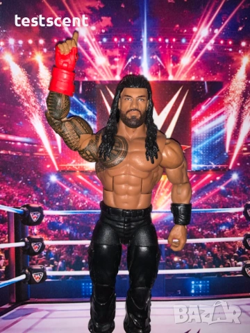 Екшън фигура WWE Roman Reigns Роман Рейнс ELITE SERIES Bloodline mattel figure елит, снимка 11 - Колекции - 48384867