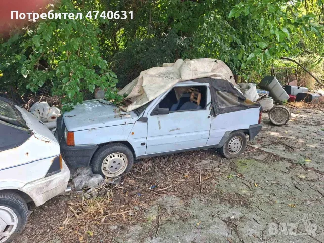 Fiat Panda кабрио в движение