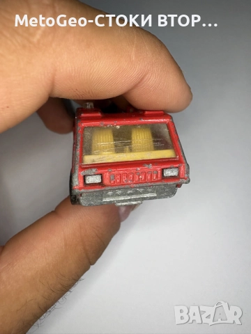 Колекционерска количка Matchbox Superfast No.22 Blaze Buster – Made in Bulgaria българия,мачбокс, снимка 5 - Колекции - 55525924