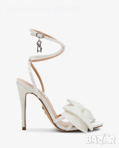 Steve Madden blyss ivory sandals , снимка 4 - Дамски обувки на ток - 54407811