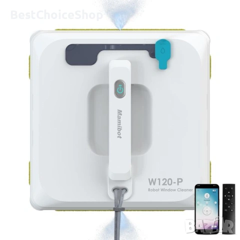 Робот за почистване на прозорци Mamibot W120-P, разпознаване на ръбове и сензор против падане