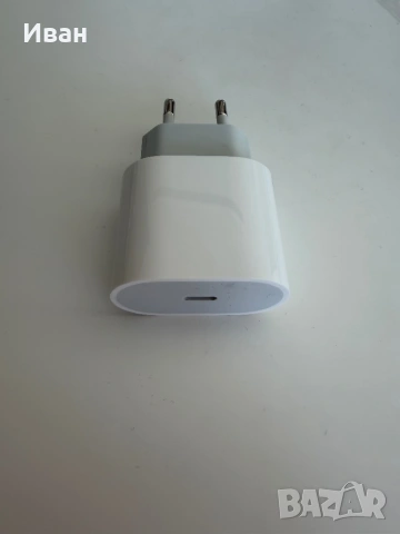 Оригинално зарядно Apple 20W, USB-C, снимка 3 - Оригинални зарядни - 54452953