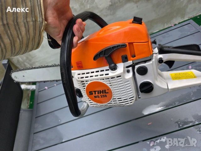 резачка STIHL MS 250 – Мощна и надеждна (Отлично състояние), снимка 5 - Други инструменти - 54396889