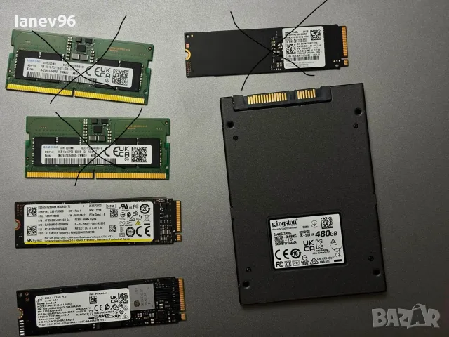Продавам 3 броя SSD 