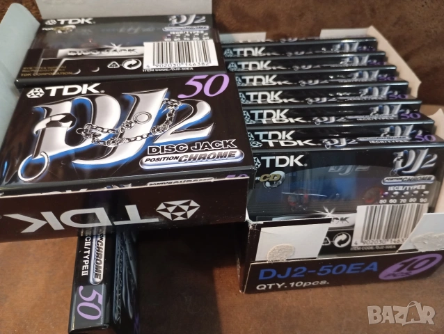 чисто нови хромни касети TDK DJ2 50 Disc Jack OVP, снимка 2 - Аудио касети - 54457015