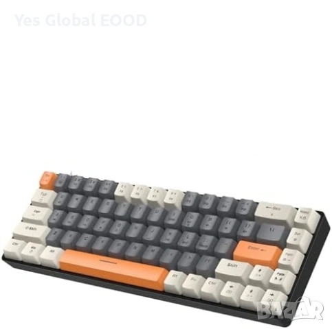 Механична клавиатура Yindiao T8 RGB 60% Brown