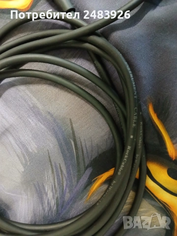 Инструментален кабел Rock Cable -  6.3 мм.  , снимка 2 - Други - 54395136