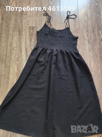 Черна рокля на H&M, снимка 4 - Рокли - 55326969