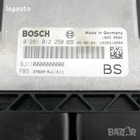 Компютър двигател Honda FR-V 2004-2007 ID: 162529 OEM 37820-RJL-E11, снимка 2 - Части - 55227952