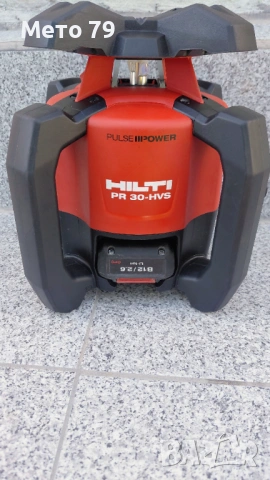 Hilti PR 30 HVS A12 - Ротационен лазерен нивелир, снимка 4 - Други инструменти - 54902982