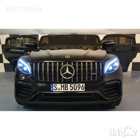Акумулаторен джип Mercedes GLC63 COUPE 4X4 с меки гуми 12V, снимка 9 - Други - 54970234